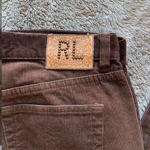 Ralph Lauren Low Rise Corduroy Pants